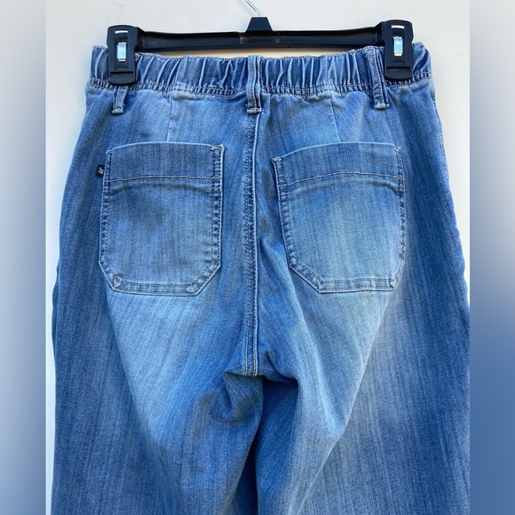 Judy Blue High Waist Drawstring Denim Jeans Zip Fly Belt Loops Pockets Size 25 - Picture 11 of 16